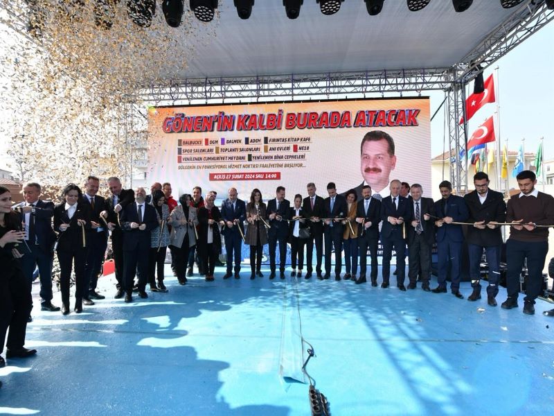 Balıkesir Büyükşehir Belediyesi Gönen Hizmet Binası Açıldı.